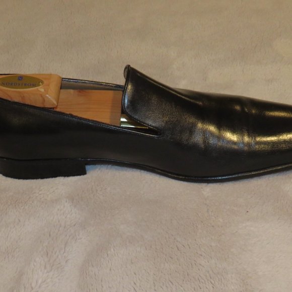 Berluti Atelier Sur Mesure Bespoke Black Leather Venetian Loafers US 11 UK 10 main image 6